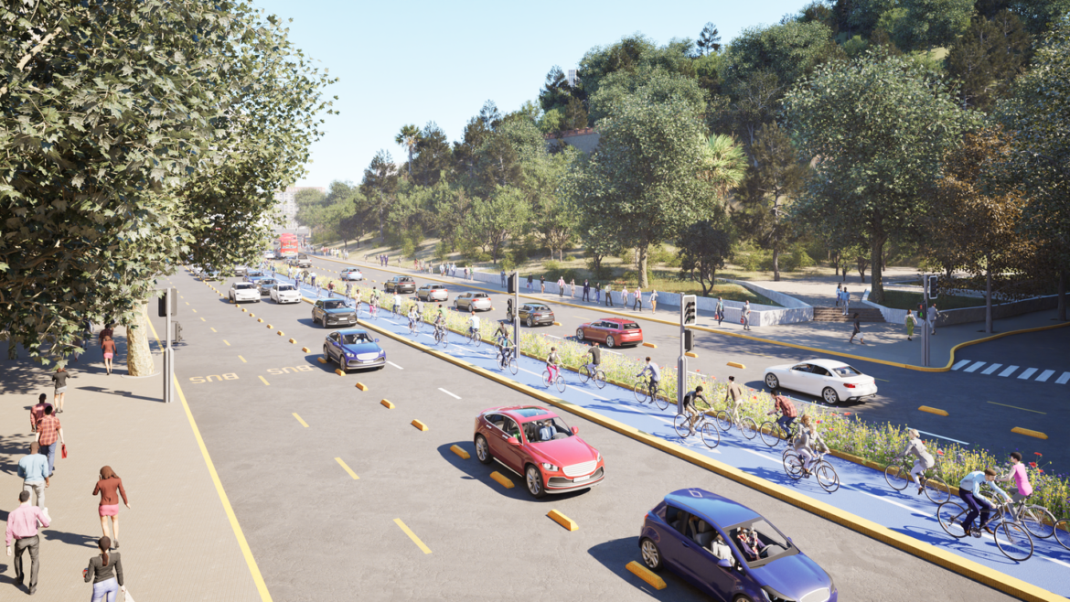 La nueva Ciclovía Metropolitana medirá 8 kilómetros de largo y será la más extensa del país